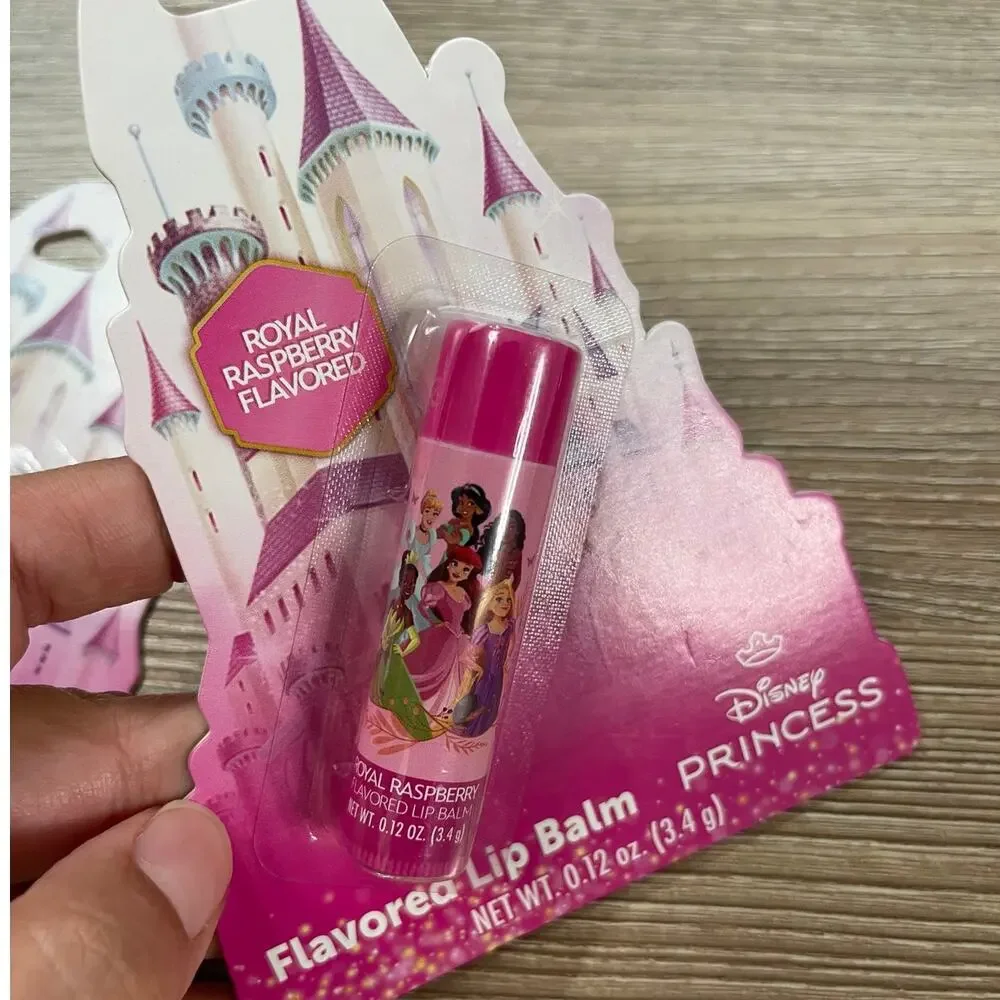 Disney Princess Royal Raspberry Flavored Lip Balms NEW 2 packs